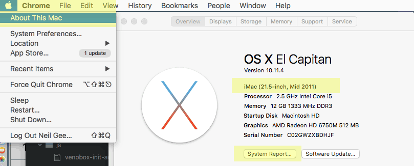 reqirements for mac os x sierra on pc